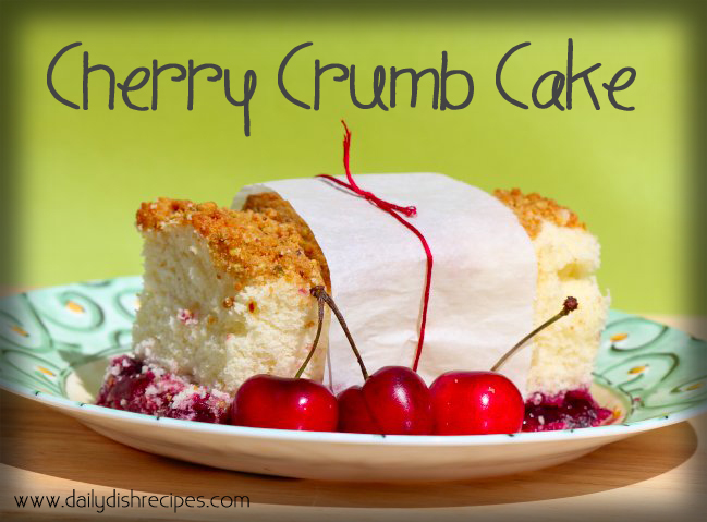 cherry crumb cake