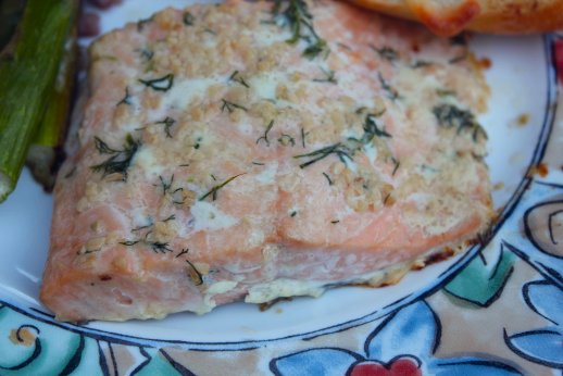 Roasted Salmon with Asparagus