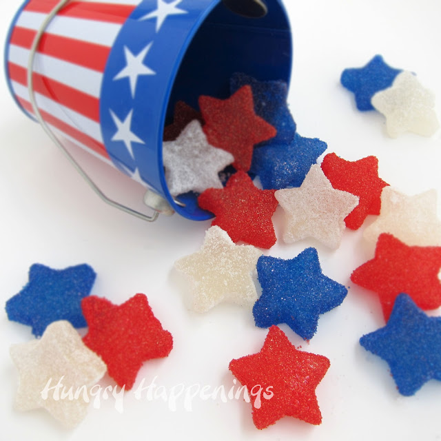Red White and Blue Gumdrops