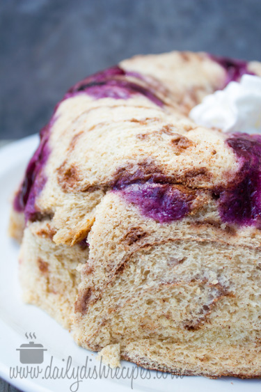 The Chew | Summer Berry Cinnamon Bread Pudding