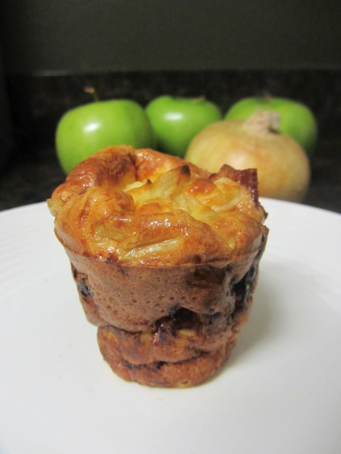 Apple Brie and Bacon Popovers