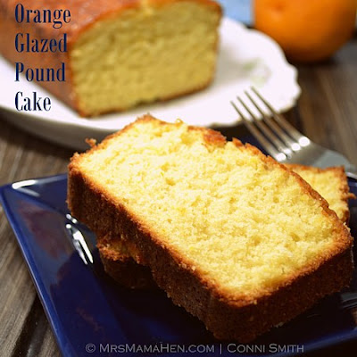 Orange Glazed Pound Cake