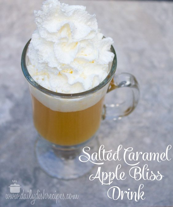 Hot Salted Caramel Apple Bliss Beverage