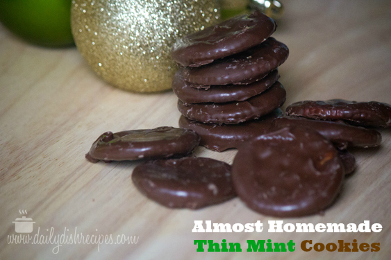 Almost Homemade Thin Mint Cookies