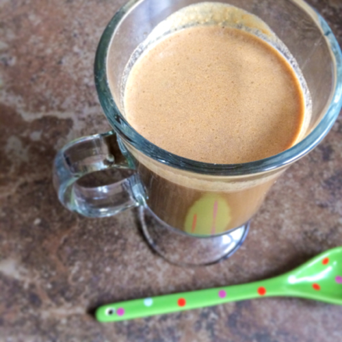 Chocolate Cinnamon Coconut Milk Latte