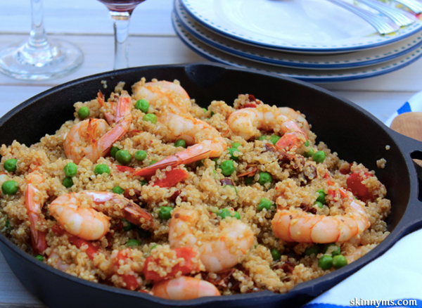 Quinoa-Shrimp-Paella
