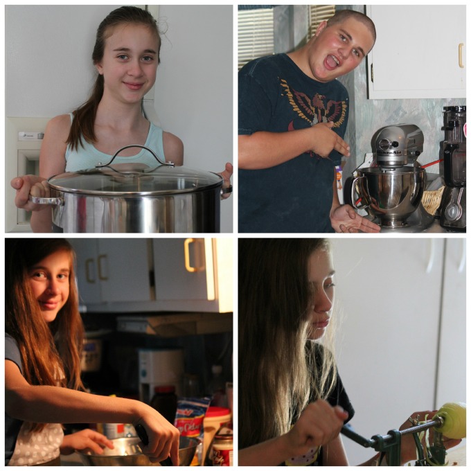 Kids in the Kitchen: Garlic Shrimp Veggies and Rice #BensBeginners