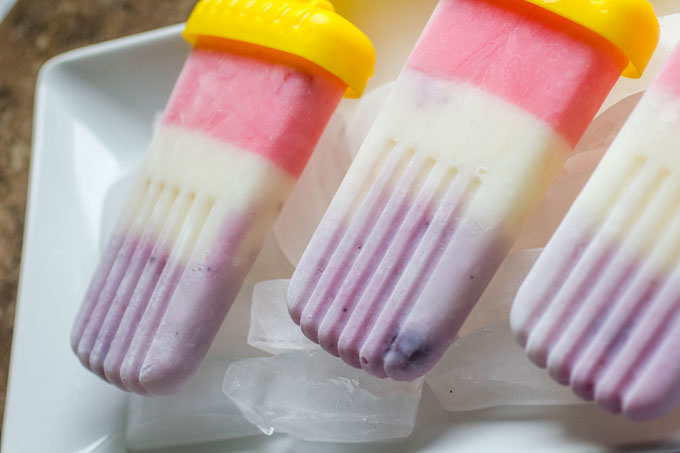 Yogurt and Fruit Ice Pops